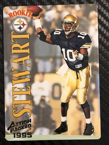 1995 Pinnacle Action Packed Kordell Stewart RC Pittsburgh Steelers Card #120 - Foto 1 di 2