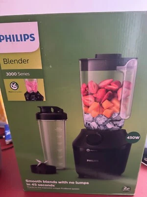 🌀 Philips 3000 Series Blender HR2041 – 450W, Ice-Crushing Power, Budget-Friendl - Bild 1 von 4