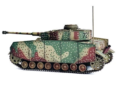 German Pz.Kpfw.IV Ausf.J Tank 1/72 Plastic CARZ by Dragon Armor - Image 1 of 3