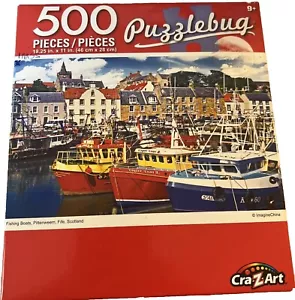 Puzzlebug 500 Teile Puzzle Fischerboote Pittenweem Fife Schottland - Bild 1 von 2