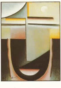 Tarjeta de arte: Alexei von Jawlensky - Cabeza abstracta: amanecer - Imagen 1 de 1