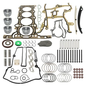 1.4L Engine Rebuild-Gasket Piston Bearing Timing Chain Set For 2012-16 Chevrolet - Picture 1 of 17
