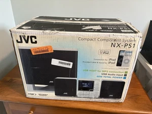 JVC NX-PS1 iPod Estación de Acoplamiento USB Reproductor Mp3 NUEVO En Caja - Imagen 1 de 3