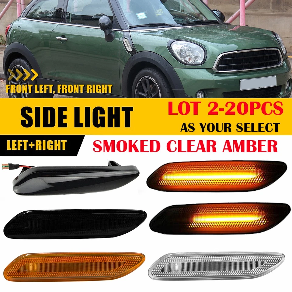 2-20X FOR MINI COOPER COUNTRYMAN 11-16 R60 R61 LED FENDER SIDE MARKER LIGHT LAMP - Image 1 of 1