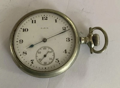 Antique Elgin Pocket Watch for Parts/Repair - Image 1 of 3