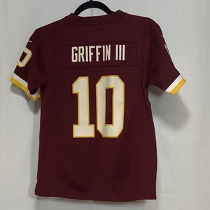 Robert Griffin III #10 Washington Redskins NFL Nike Youth Medium 10/12 Jersey - Picture 1 of 12