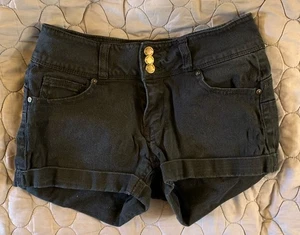 Max Jeansshorts Damen Butt I Love You schwarz mit Bündchen Größe Small - Bild 1 von 4