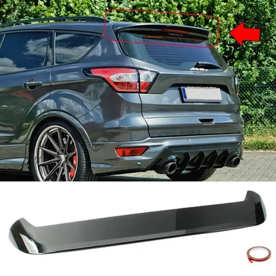 Gloss Black Rear Window Roof Spoiler For 2013-2019 Ford Escape Top ST-Line Style - Изображение 1 из 4