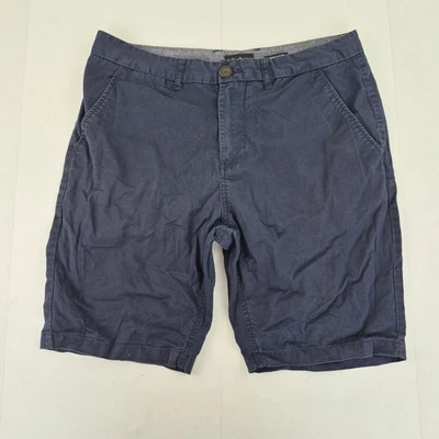 Pantalones Cortos PIERRE CARDIN Azul Marino Medianos 34 Para Hombre 100% Algodón Calce Regular Foto 1 de 4