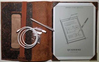 Fujitsu QUADERNO A4  13.3" eReader (FMVDP41)  Bundled Customized Leather Case - Image 1 of 3