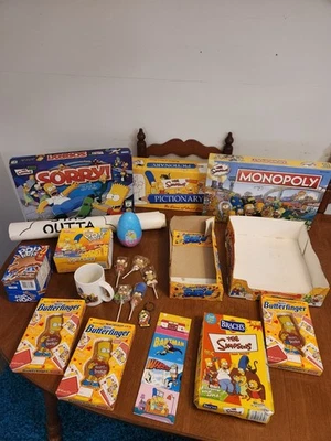 Raro Lote Colección Coleccionables de Los Simpson Años 90-2000 Butterfinger BB's  Foto 1 de 4