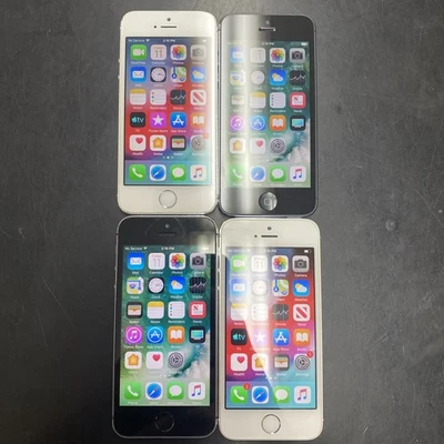 Lot Of 4 Apple iPhone 5s / 5 Unlocked / AT&T 16GB 32GB Good Cond. Tested G8 - Image 1 of 4