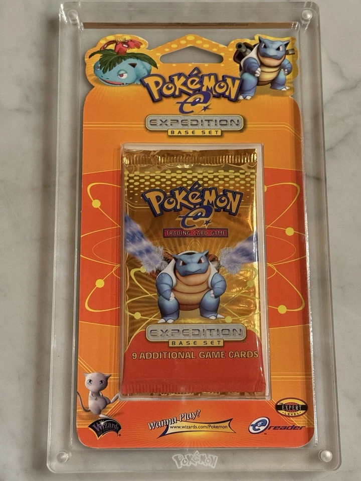 Pokemon 2002 Expedition Blastoise Blister Pack Sealed With Acrylic - Image 1 of 2