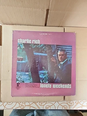 Charlie Rick Lonely Weekends vinyl LP record 1974 Hilltop JS-6139 EX - Image 1 of 4