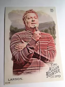 2019 Topps Allen & Ginter Jumbo 5x7 Jay Larson Comedian 153 01/49 - Picture 1 of 1