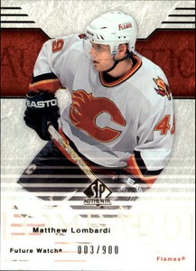 2003-04 SP Authentic #107 Matthew Lombardi Rookie Hockey Card /900