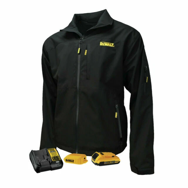 Chaqueta térmica DEWALT Dchj090bd1 estructurada de carcasa blanda equipada XL Foto 1 de 1