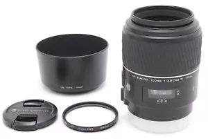 【TOP MINT】 Minolta AF Macro 100mm F2.8 D Lens w/ Hood For Sony A from JAPAN L04 - Picture 1 of 17