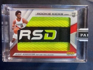 2023-24 Panini Instant Scoot Henderson Rookie Kicks Left 1/1 RC Trail Blazers - Picture 1 of 2