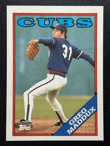 1988 Topps Tiffany #361 Greg Maddux Chicago Cubs Atlanta Braves - Picture 1 of 2