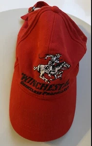 Winchester Ammunition Smokeless Propellant Strapback Hat Cap Red - Picture 1 of 3