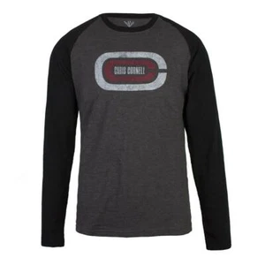 MERCANCÍA OFICIAL CON LOGOTIPO DE CHRIS CORNELL Raglan ¡NUEVA! VER TODAS LAS TALLAS EN STOCK FUERA DE IMPRENTA - Imagen 1 de 7
