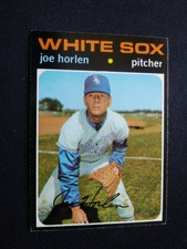 1971 Topps Baseball Card # 345 Joe Horlen - Chicago White Sox (EX)