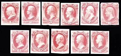 US O83P3-O93P3 War Department Official India Proofs VF-XF HR SCV $220 (020) - Image 1 of 2