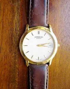 Vintage Raymond Weil Geneva Wristwatch Waterresistant 3ATM 5569 Z256021 - Picture 1 of 10