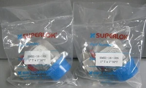 SUPERLOK 1” X 1” 90, SMEI-16-16N, 1” T X 1” NPT. Quantità. 2. - Foto 1 di 1