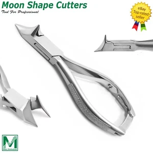 Chiropody Moon Shape Toe Nail Clipper Manicure Pedicure Thick Nail Cutter Tools - Picture 1 of 9
