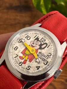 BRADLEY Mighty Mouse wristwatch (manual winding) Unisex Adults Used from Japan - Picture 1 of 19
