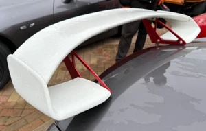 Genuine Lotus Exige Sport V6 350 Rear Spoiler Wing White w/ Uprights & Brackets - Picture 1 of 13