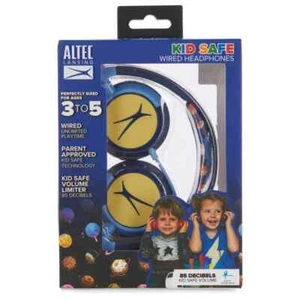 Altec Lansing Kid Safe Volume Limiting Wired Headphones Space Design Ages 3-5 - Picture 1 of 8