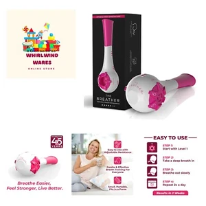 Pink | Easy Lung Training for Better Breathing & Enhance Your Wellness | Guid... - Picture 1 of 6