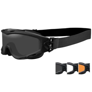 Wiley X Spear Goggles 3 Ballistic Lenses Outdoor Eyewear Light Matte Black Frame - Picture 1 of 1