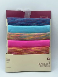 Paquete de 5 ropa interior para niñas hipster sin costuras. MULTITALLA NUEVO - Imagen 1 de 2