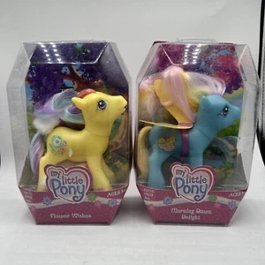 New My Little Pony Morning Dawn Delight & Flower Wishes 2006 Easter Spring - Picture 1 of 8