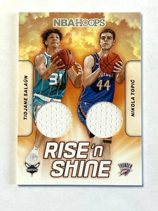 2024-25 Panini Hoops Tidjane Salaun Nikola Topic Rise N Shine Relic #RSD-TNT - Picture 1 of 2