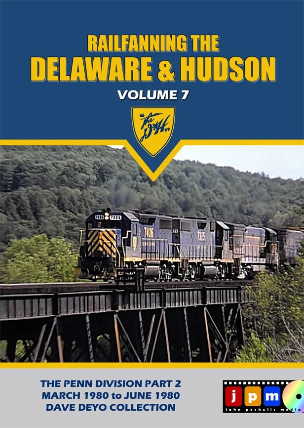 Railfanning the Delaware & Hudson Vol 7 1980 D&H Penn Division Dave Deyo DVD - Image 1 of 1