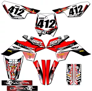 SR 110 DX MAYHEM Red Senge Graphics Kit Compatible with SSR - Picture 1 of 10
