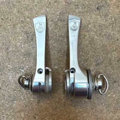 Campagnolo C-Record Syncro II 2 Shifters Down Tube Shift Levers 6-Speed Index - Image 1 of 4