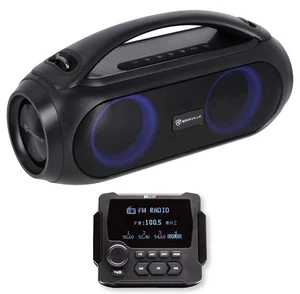 MB Quart GMR-LCD Marine/Boat Stereo Bluetooth AM/FM Radio Receiver+Free Boombox - Picture 1 of 7