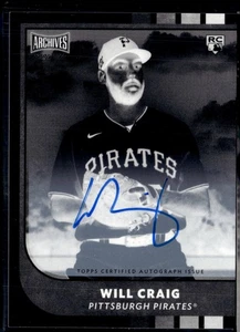 2021 Topps Archives Snapshots #14 Will Craig Base Negative Inverse #/100 - Bild 1 von 2