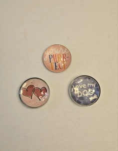Ganz Round Magnets Lot of 3 Dog Cat Hearts - Picture 1 of 3