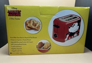 Disney Mickey Mouse, 2-Slice Bagel Toaster, Imprints Mickey, Brand New Open Box - Picture 1 of 7