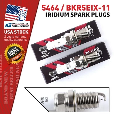 Bujías de calidad 5464 BKR5EIX-11 2 piezas para Mercury Villager 1999-2002 reemplazo Foto 1 de 4