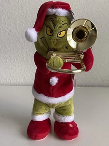 Dr. Seuss Grinch animierte Plüschposaune spielt You're a Mean One Herr Grinch NEU - Bild 1 von 10