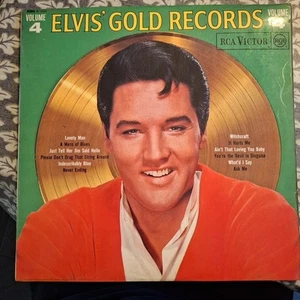ELVIS PRESLEY "ELVIS' GOLD RECORDS-VOLUME 4" RED DOT RCA VINYL LP 1968 - Bild 1 von 4