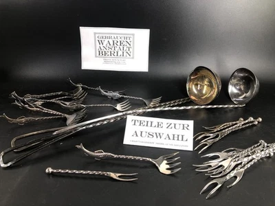 WMF Party Besteck Griff gedreht➡️TEILE z.  AUSWAHL➡️90 versilbert & Cromargan - Bild 1 von 4